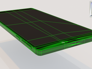 realistic mobile phone 3D Modell