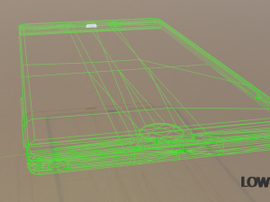 realistic mobile phone 3D Modell