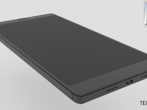 realistic mobile phone 3D Modell