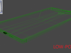 realistic mobile phone 3D Modell