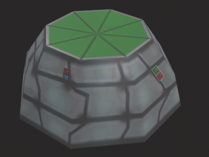 defense laser tower Model 3D