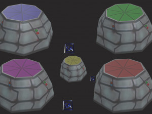 defense laser tower Model 3D