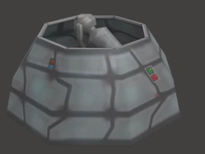 defense laser tower 3D Model