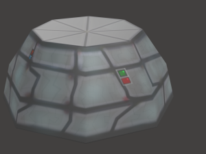 defense laser tower Model 3D
