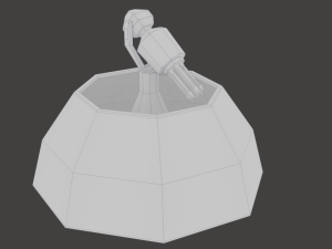 defense laser tower Model 3D