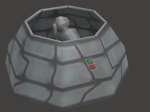 defense laser tower 3D Model
