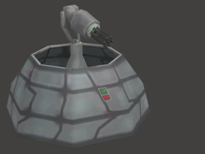 defense laser tower 3D Model