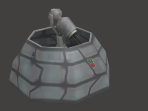 defense laser tower 3D Model