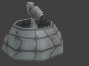 defense laser tower 3D Model