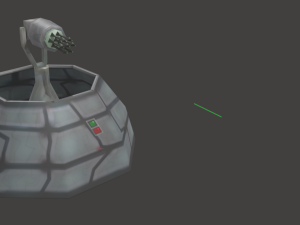 defense laser tower Model 3D