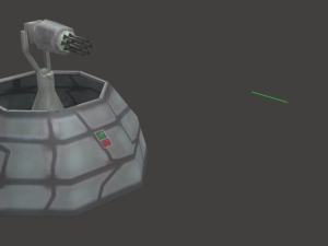 defense laser tower Model 3D