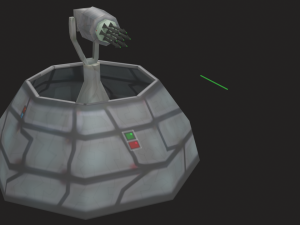 defense laser tower Model 3D