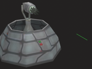 defense laser tower Model 3D