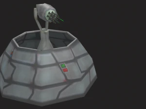 defense laser tower 3D Model