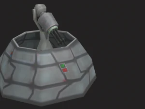 defense laser tower 3D Model