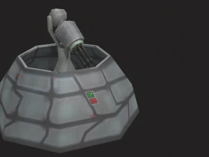 defense laser tower 3D Model