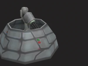 defense laser tower 3D Model