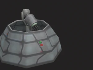defense laser tower 3D Model