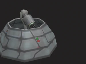 defense laser tower 3D Model