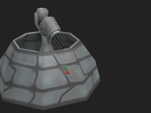 defense laser tower 3D Model