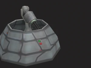 defense laser tower 3D Model