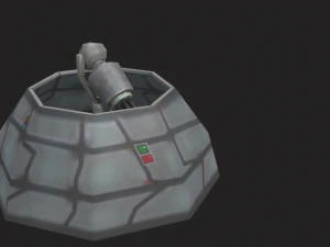 defense laser tower 3D Model