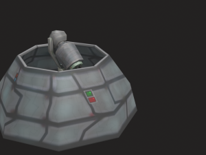 defense laser tower Model 3D