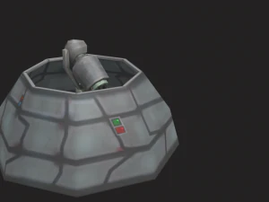 defense laser tower 3D Model