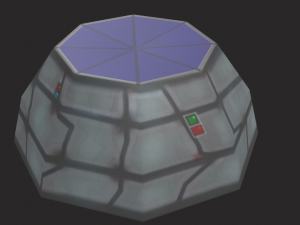 defense laser tower Model 3D