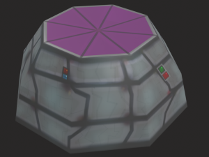 defense laser tower Model 3D