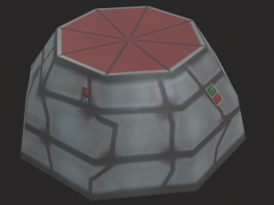 defense laser tower Model 3D