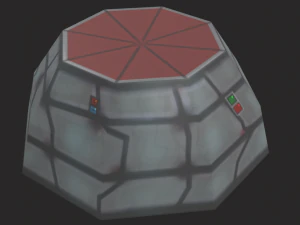 defense laser tower 3D Model