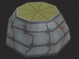 defense laser tower Model 3D