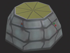 defense laser tower 3D Model