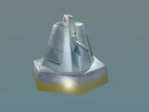 cannon for terrain 3D Model