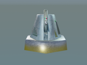 cannon for terrain Modèle 3D
