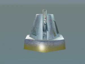 cannon for terrain 3D Model