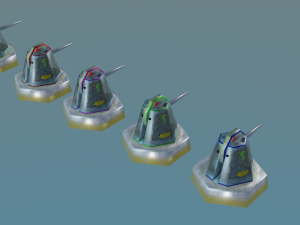 cannon for terrain Modèle 3D