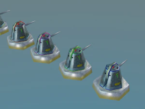 cannon for terrain 3D Model
