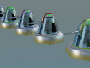 cannon for terrain Modèle 3D