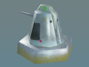 cannon for terrain Modèle 3D