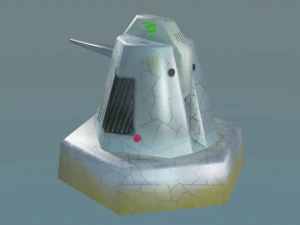 cannon for terrain 3D Model