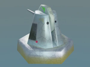cannon for terrain 3D Model