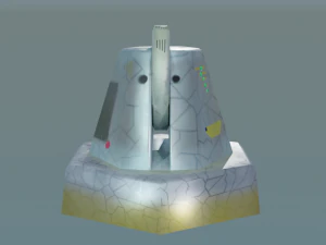 cannon for terrain 3D Model