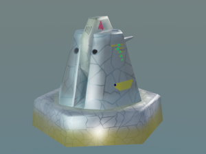 cannon for terrain Modèle 3D