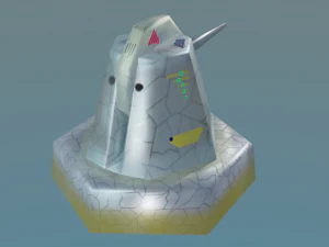 cannon for terrain 3D Model