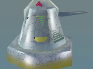 cannon for terrain 3D Model