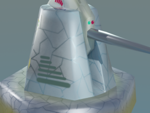 cannon for terrain Modèle 3D