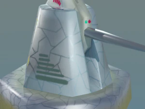 cannon for terrain 3D Model