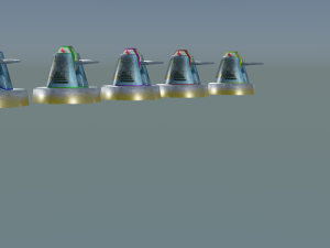 cannon for terrain Modèle 3D
